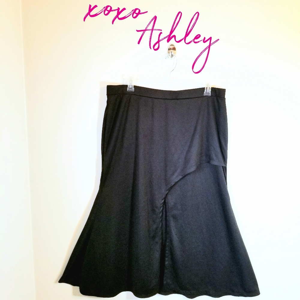 Ashley Stewart Maxi Skirt front slit size 22/24